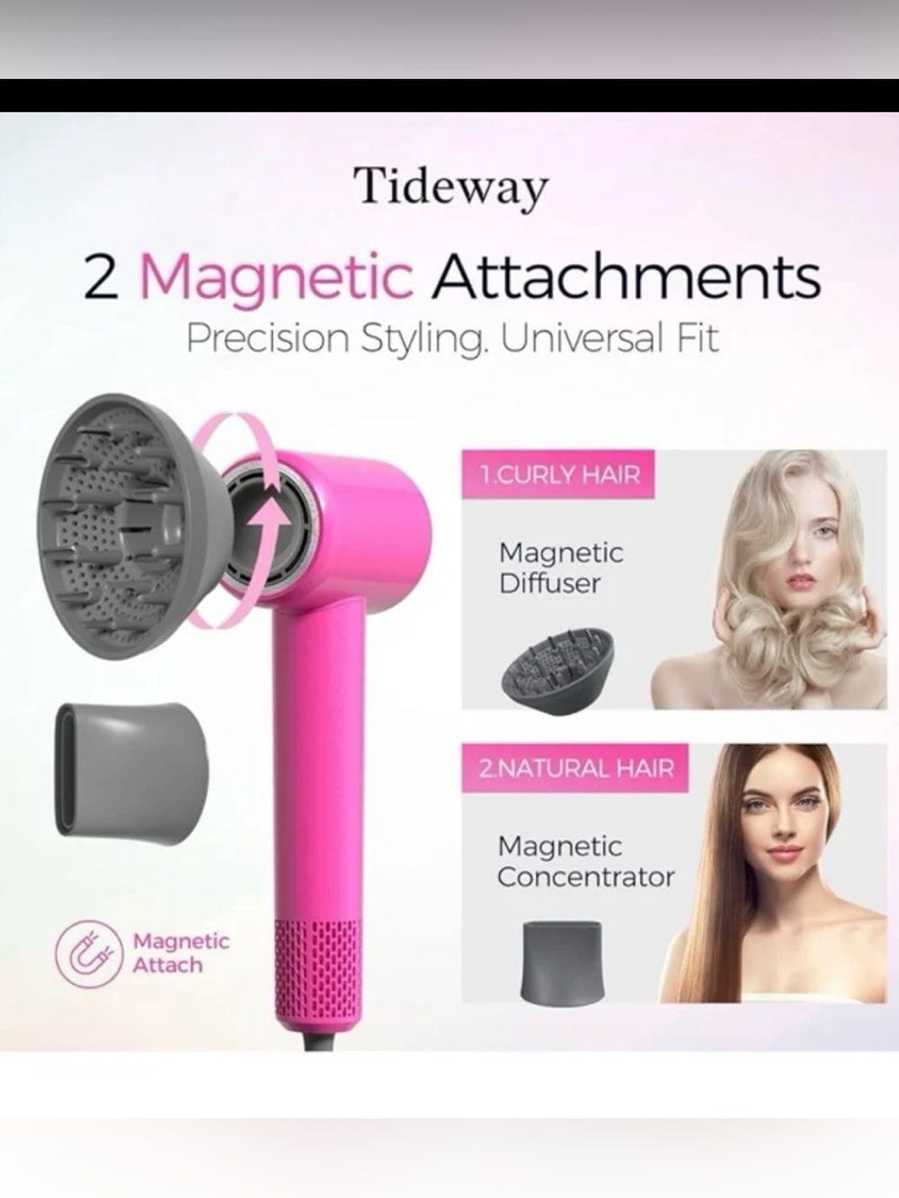 Brand new in box Tidewater Hair Dryer and extra diffuser